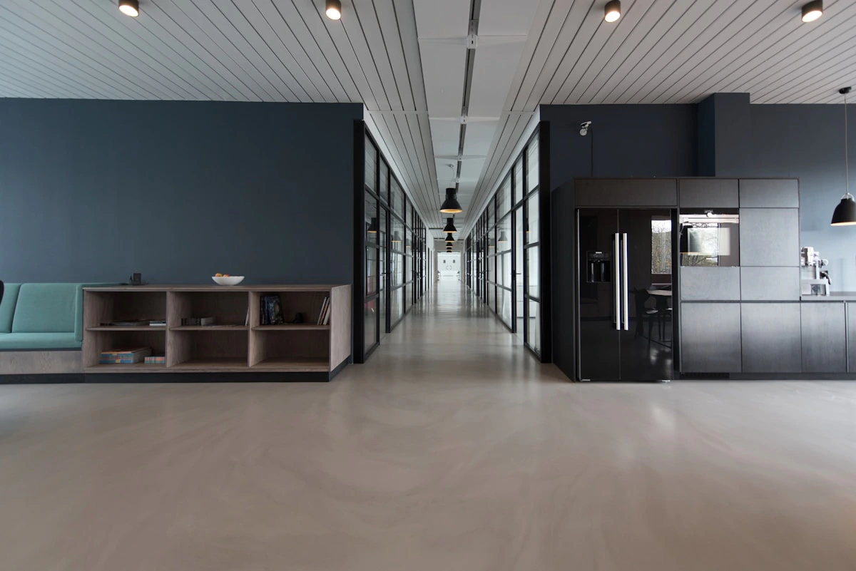 Modern office interior prepared for a commercial relocation