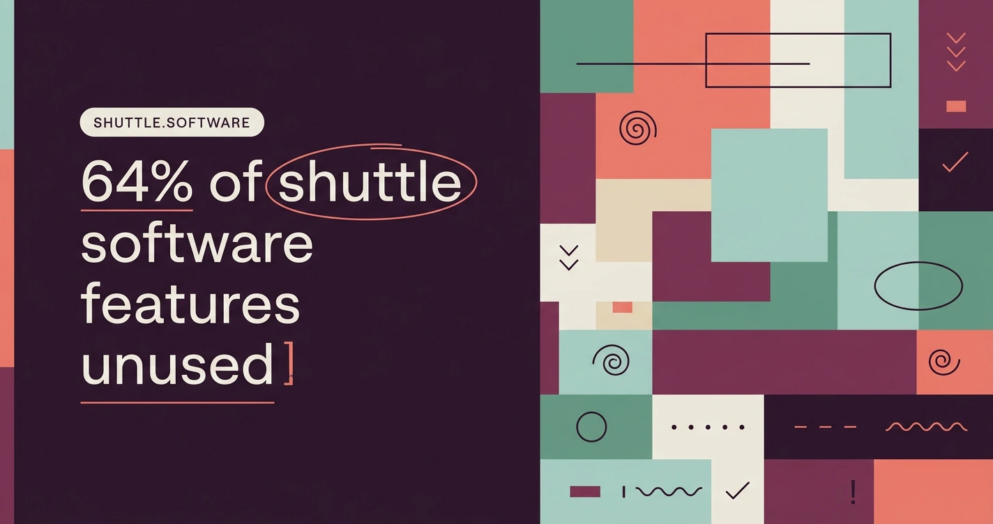 Shuttle Fleet Management Software Without the Bloat