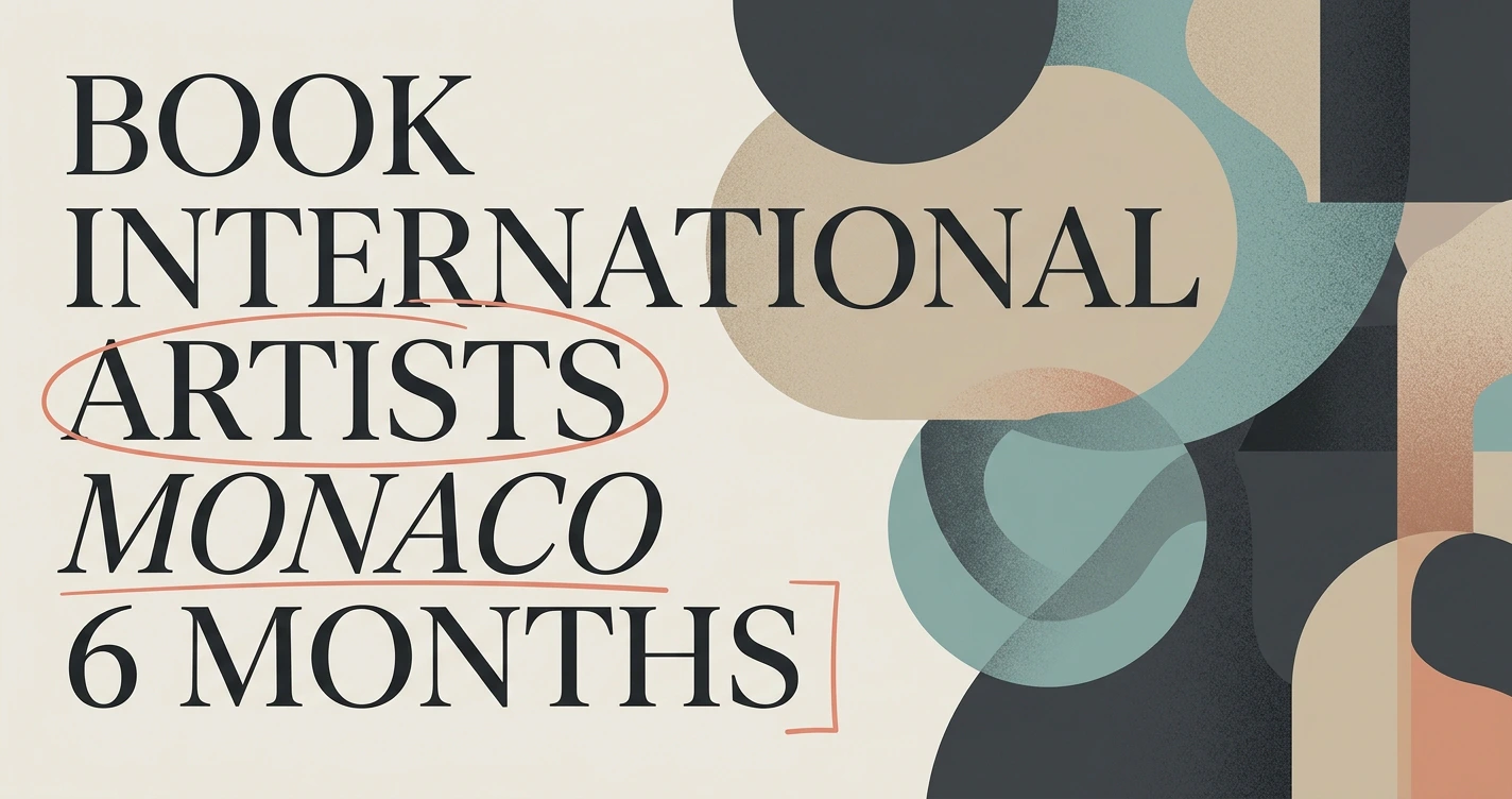 How to Book an International Artist for a Private Event in Monaco