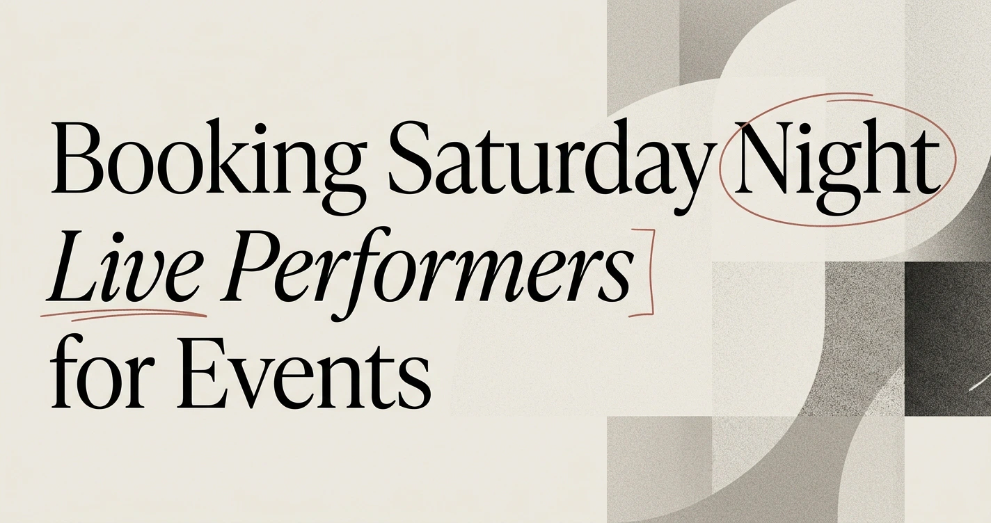 Booking Saturday Night Live Performers for Events
