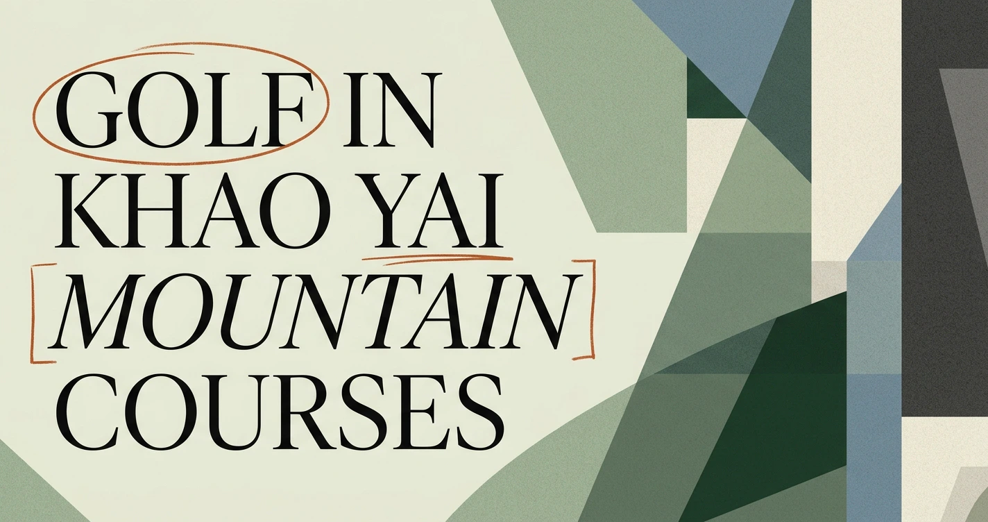 Golf in Khao Yai: Mountain Courses & Wine Country