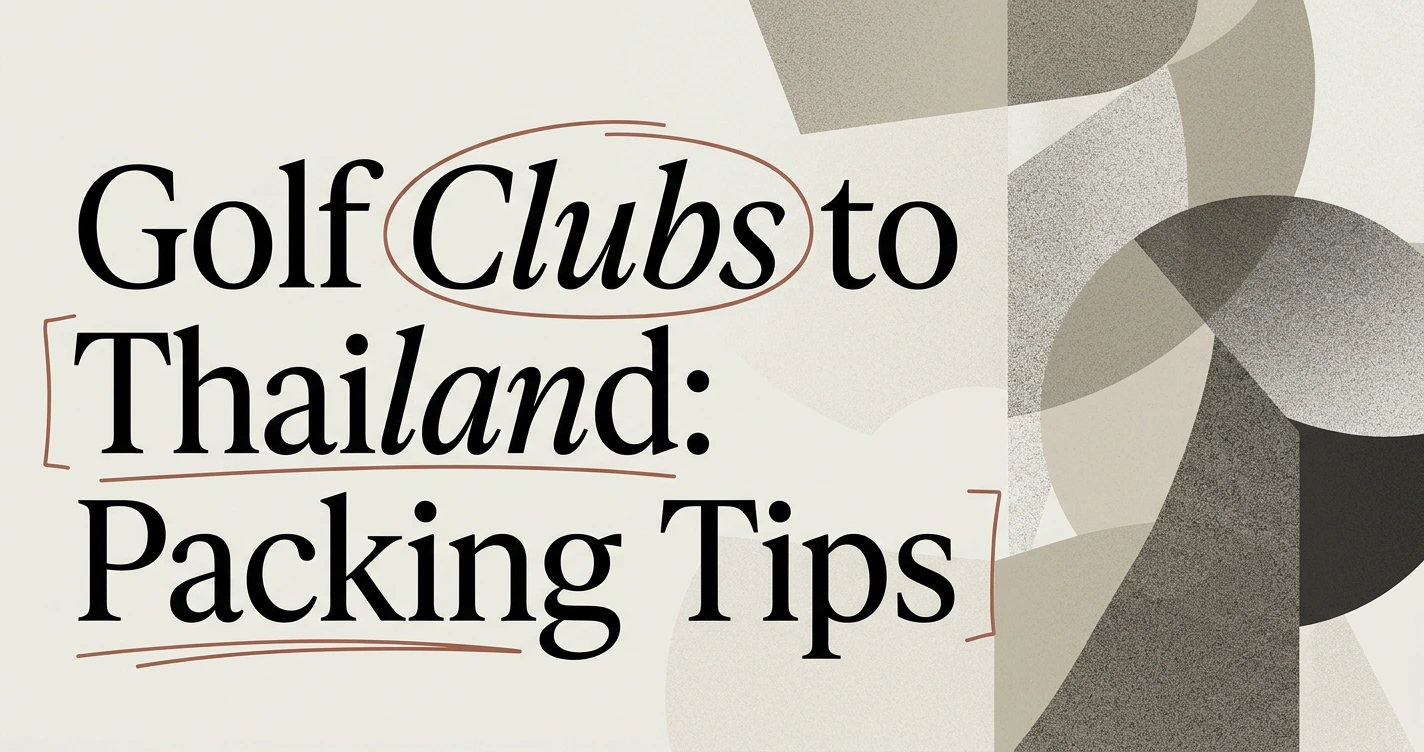 Flying With Golf Clubs to Thailand: Packing Tips