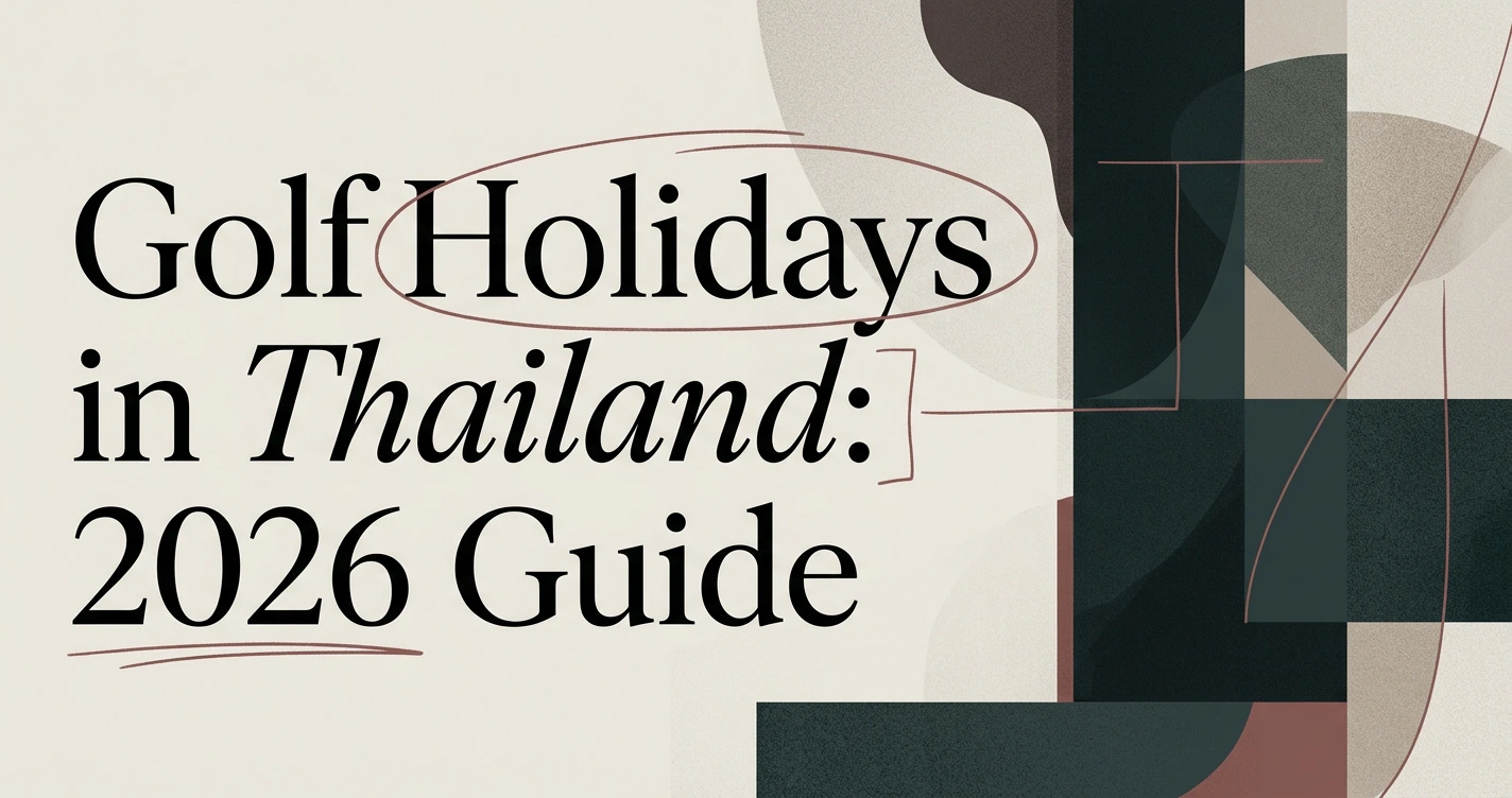 Golf Holidays in Thailand: The Complete 2026 Guide
