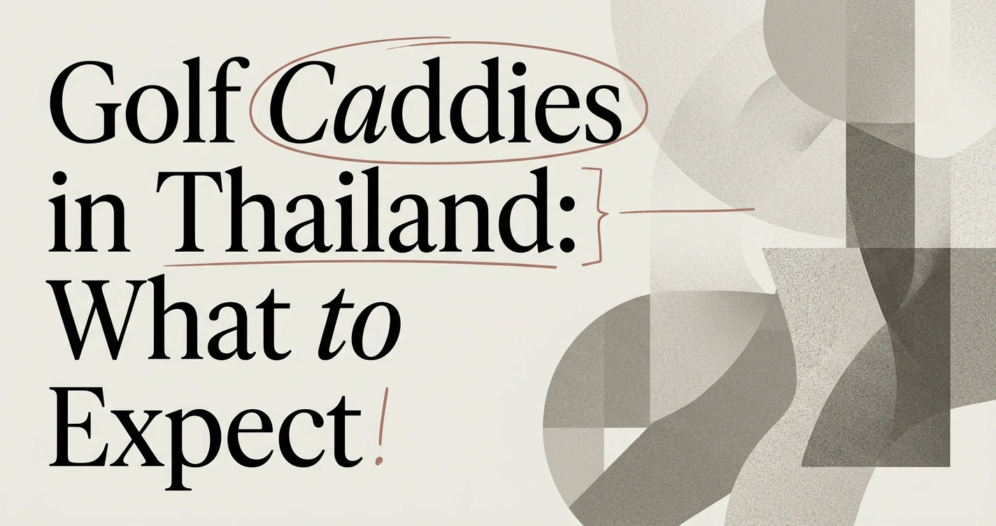 Golf Caddies in Thailand: What to Expect & Tipping