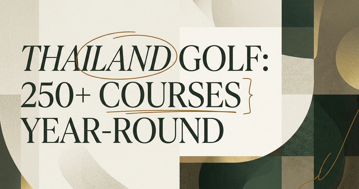 Thailand Golf: Everything First-Timers Need to Know