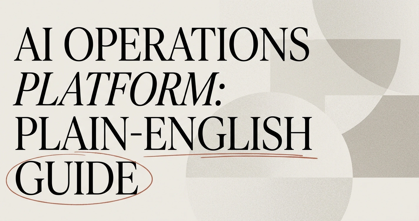 What Is an AI Operations Platform? A Plain-English Guide