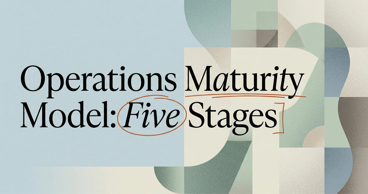 The Operations Maturity Model: Where Does Your Team Stand?